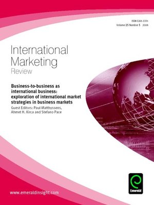 cover image of International Marketing Review, Volume 25, Issue 5